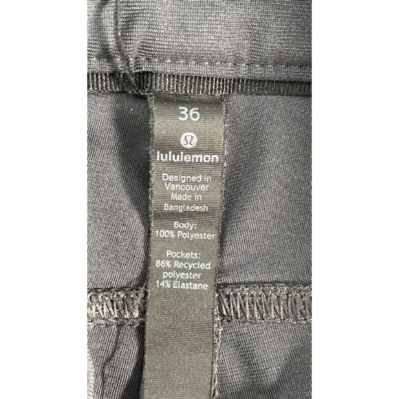 ** Lululemon Men's ABC Classic Pants, Warpstreme Size‎ 38"x 29" Like New - Picture 4 of 8